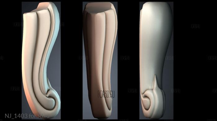 NJ_1403 3d stl модель для ЧПУ