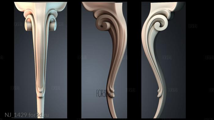 NJ_1429 3d stl модель для ЧПУ