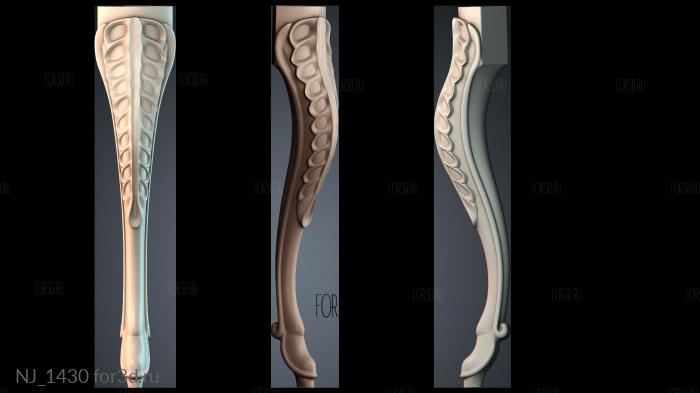 NJ_1430 3d stl модель для ЧПУ
