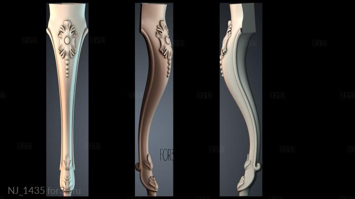 NJ_1435 3d stl модель для ЧПУ