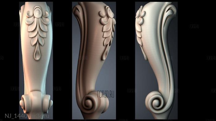 NJ_1440 3d stl модель для ЧПУ