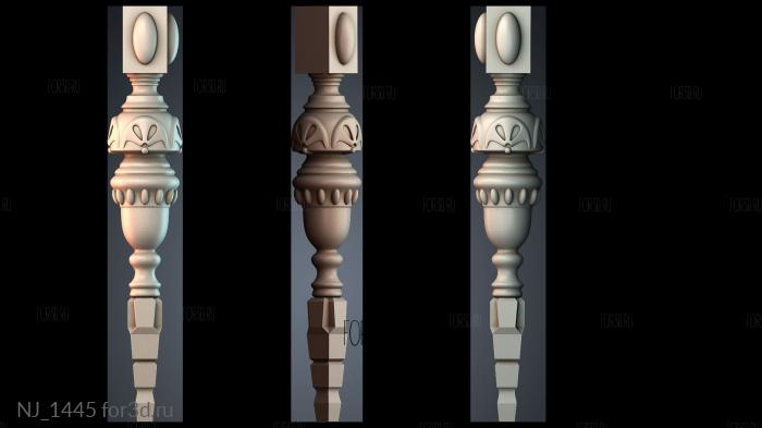 NJ_1445 3d stl модель для ЧПУ