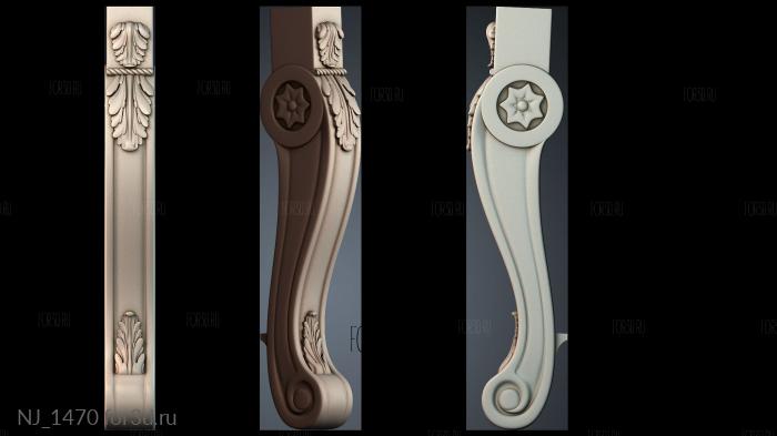 NJ_1470 3d stl модель для ЧПУ