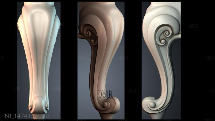 NJ_1474 3d stl модель для ЧПУ