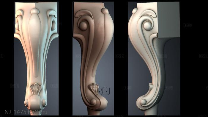 NJ_1475 3d stl модель для ЧПУ