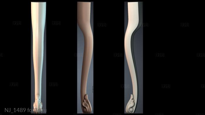 NJ_1489 3d stl for CNC