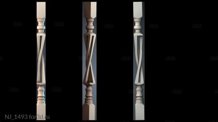 NJ_1493 3d stl модель для ЧПУ