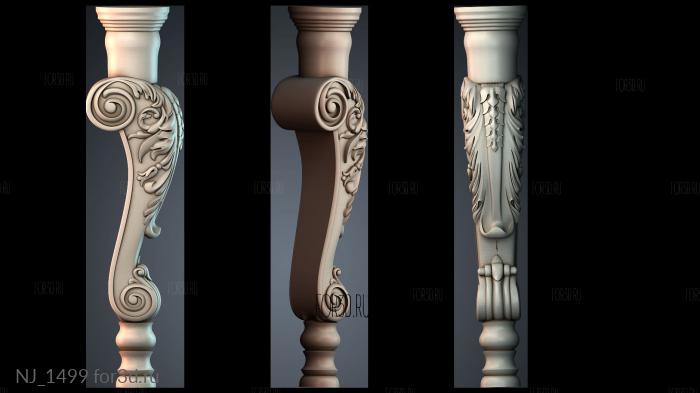 NJ_1499 3d stl модель для ЧПУ
