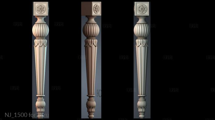 NJ_1500 3d stl модель для ЧПУ