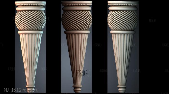 NJ_1512 3d stl модель для ЧПУ