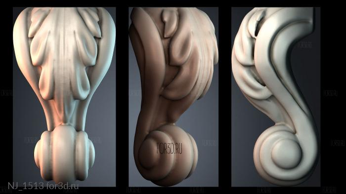NJ_1513 3d stl модель для ЧПУ