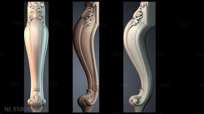 NJ_1520 3d stl for CNC