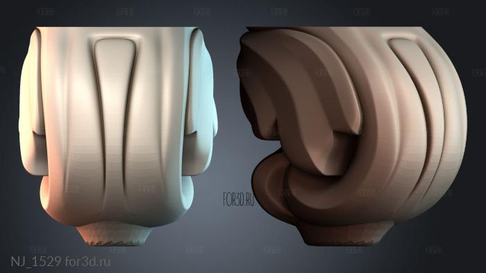 NJ_1529 3d stl модель для ЧПУ