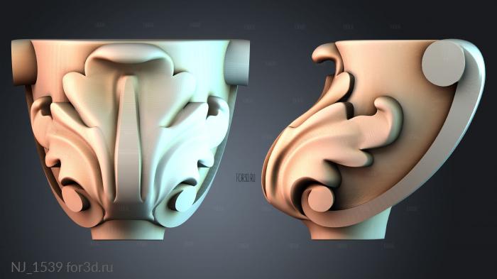 NJ_1539 3d stl модель для ЧПУ