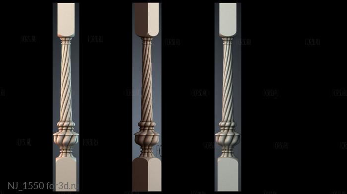 NJ_1550 3d stl модель для ЧПУ