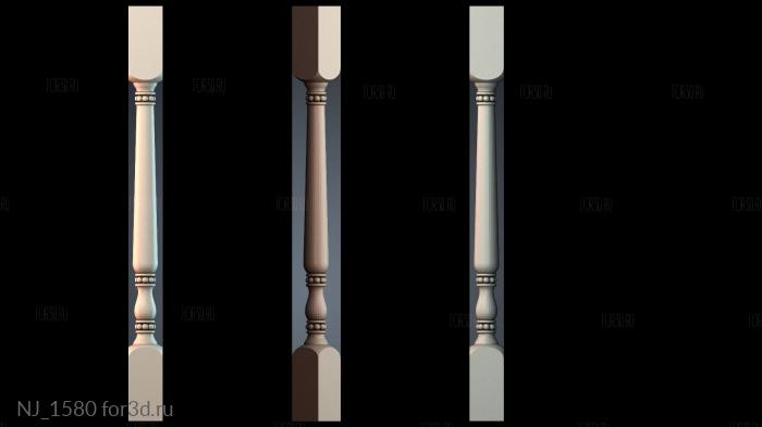 NJ_1580 3d stl модель для ЧПУ