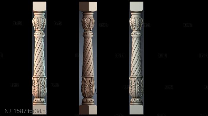 NJ_1587 3d stl модель для ЧПУ