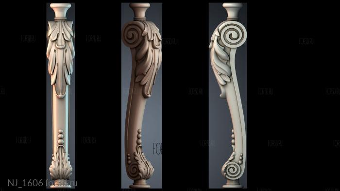 NJ_1606 3d stl for CNC