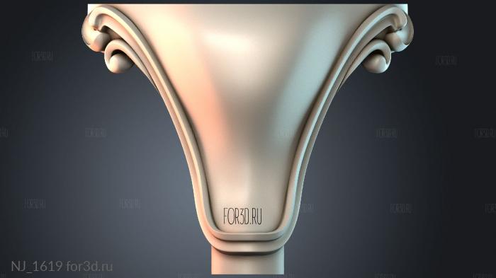 NJ_1619 3d stl for CNC