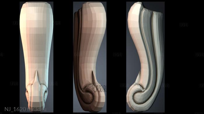 NJ_1620 3d stl for CNC