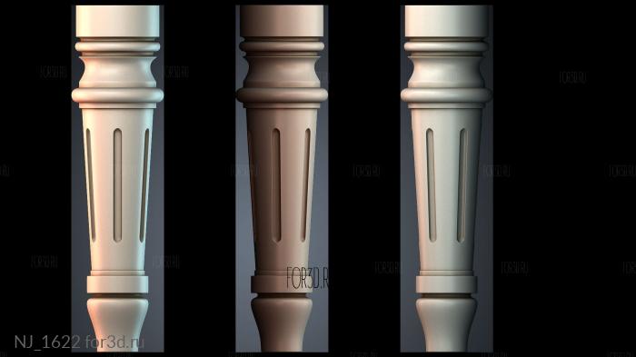 NJ_1622 3d stl for CNC