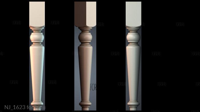 NJ_1623 3d stl for CNC