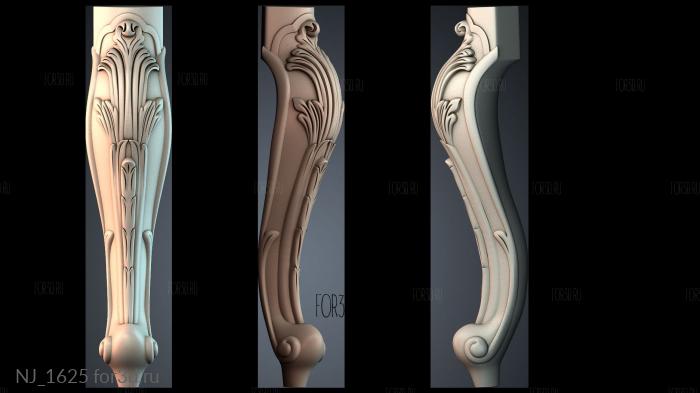 NJ_1625 3d stl for CNC