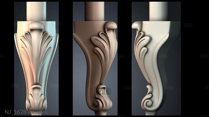 NJ_1628 3d stl for CNC