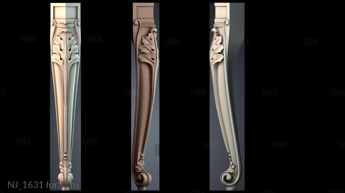 NJ_1631 3d stl for CNC