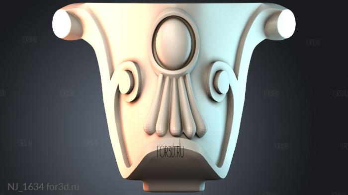 NJ_1634 3d stl модель для ЧПУ