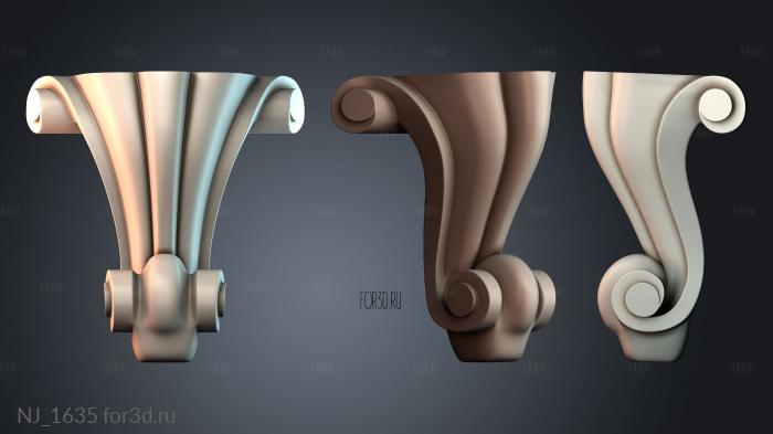NJ_1635 3d stl модель для ЧПУ