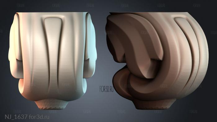NJ_1637 3d stl модель для ЧПУ