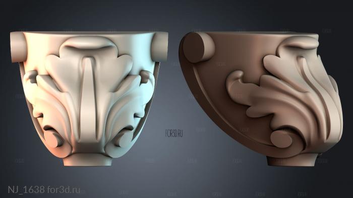NJ_1638 3d stl модель для ЧПУ