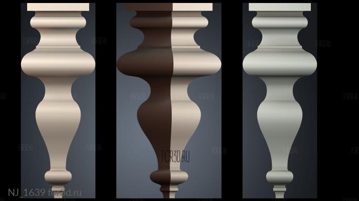 NJ_1639 3d stl for CNC