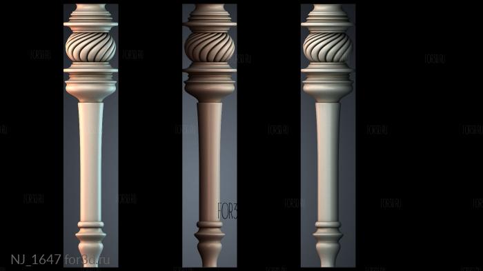 NJ_1647 3d stl модель для ЧПУ