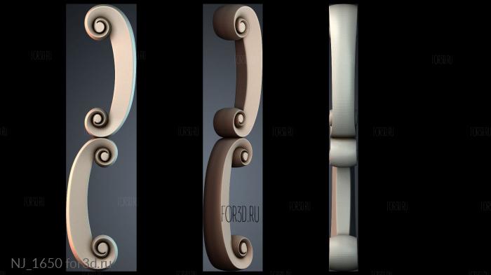 NJ_1650 3d stl for CNC