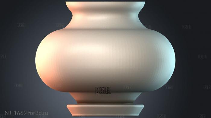 NJ_1662 3d stl модель для ЧПУ