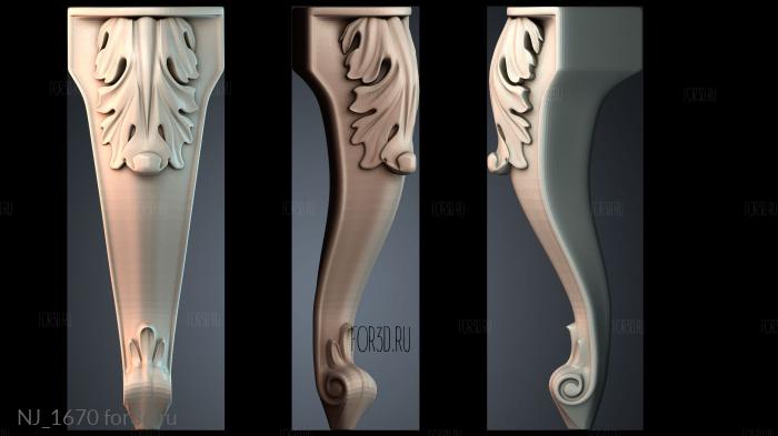 NJ_1670 3d stl модель для ЧПУ