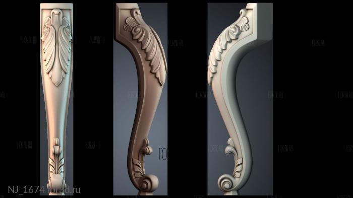 NJ_1674 3d stl модель для ЧПУ