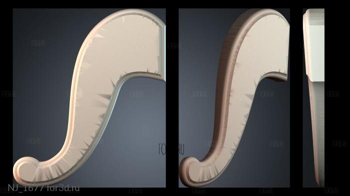 NJ_1677 3d stl модель для ЧПУ