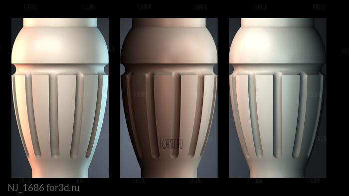 NJ_1686 3d stl модель для ЧПУ