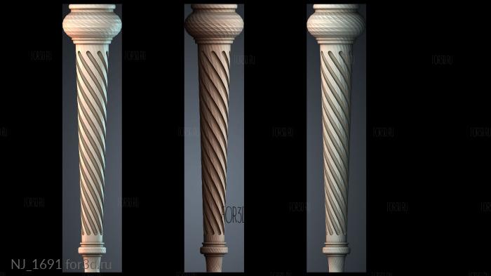 NJ_1691 3d stl модель для ЧПУ