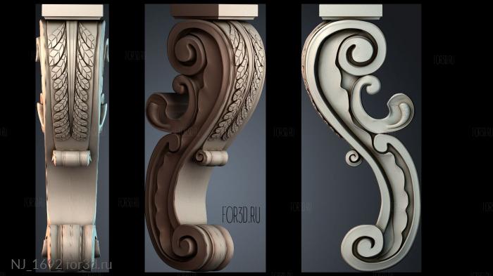 NJ_1692 3d stl модель для ЧПУ