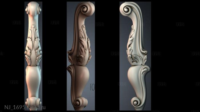 NJ_1695 3d stl модель для ЧПУ