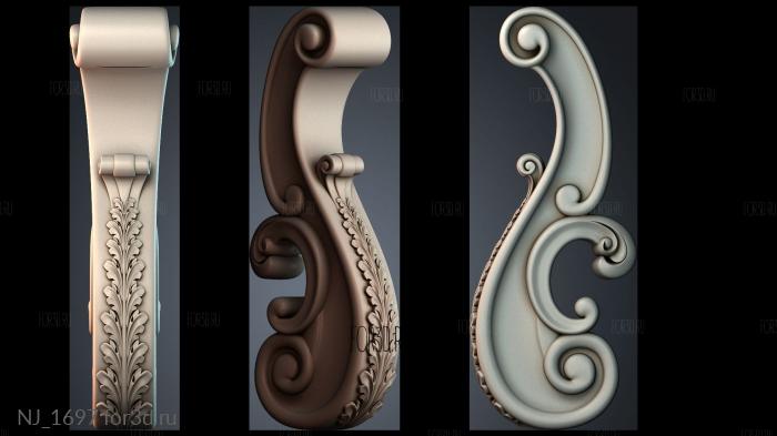 NJ_1697 3d stl модель для ЧПУ