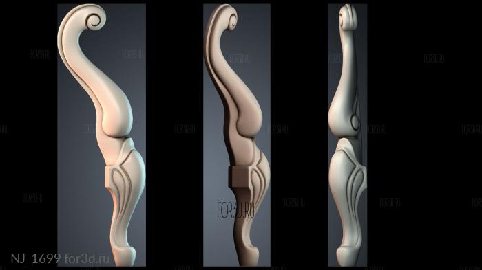 NJ_1699 3d stl модель для ЧПУ