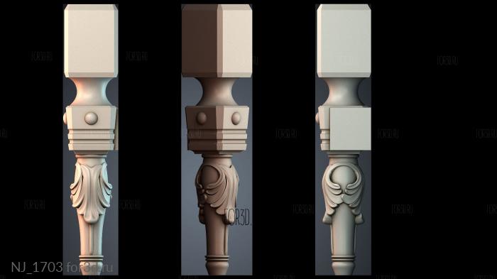 NJ_1703 3d stl for CNC