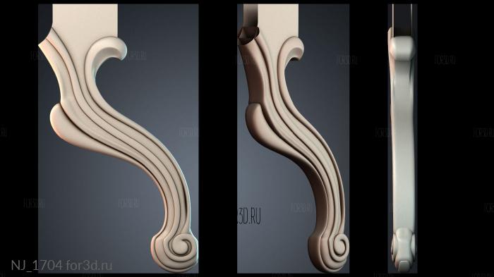 NJ_1704 3d stl модель для ЧПУ