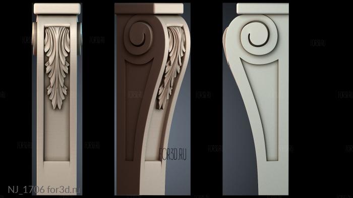 NJ_1706 3d stl модель для ЧПУ