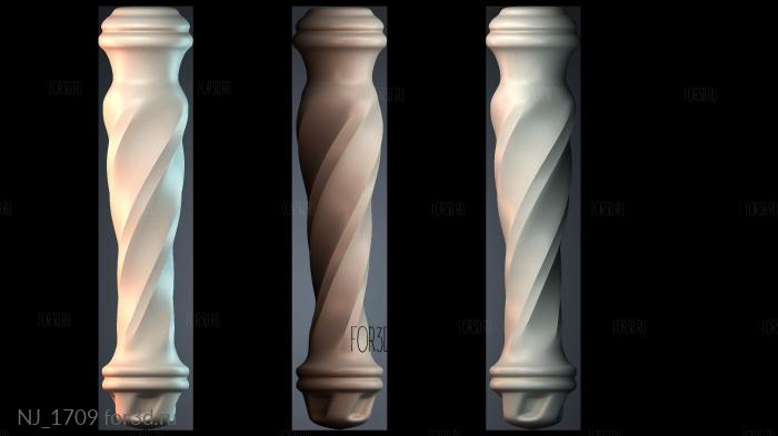 NJ_1709 3d stl модель для ЧПУ